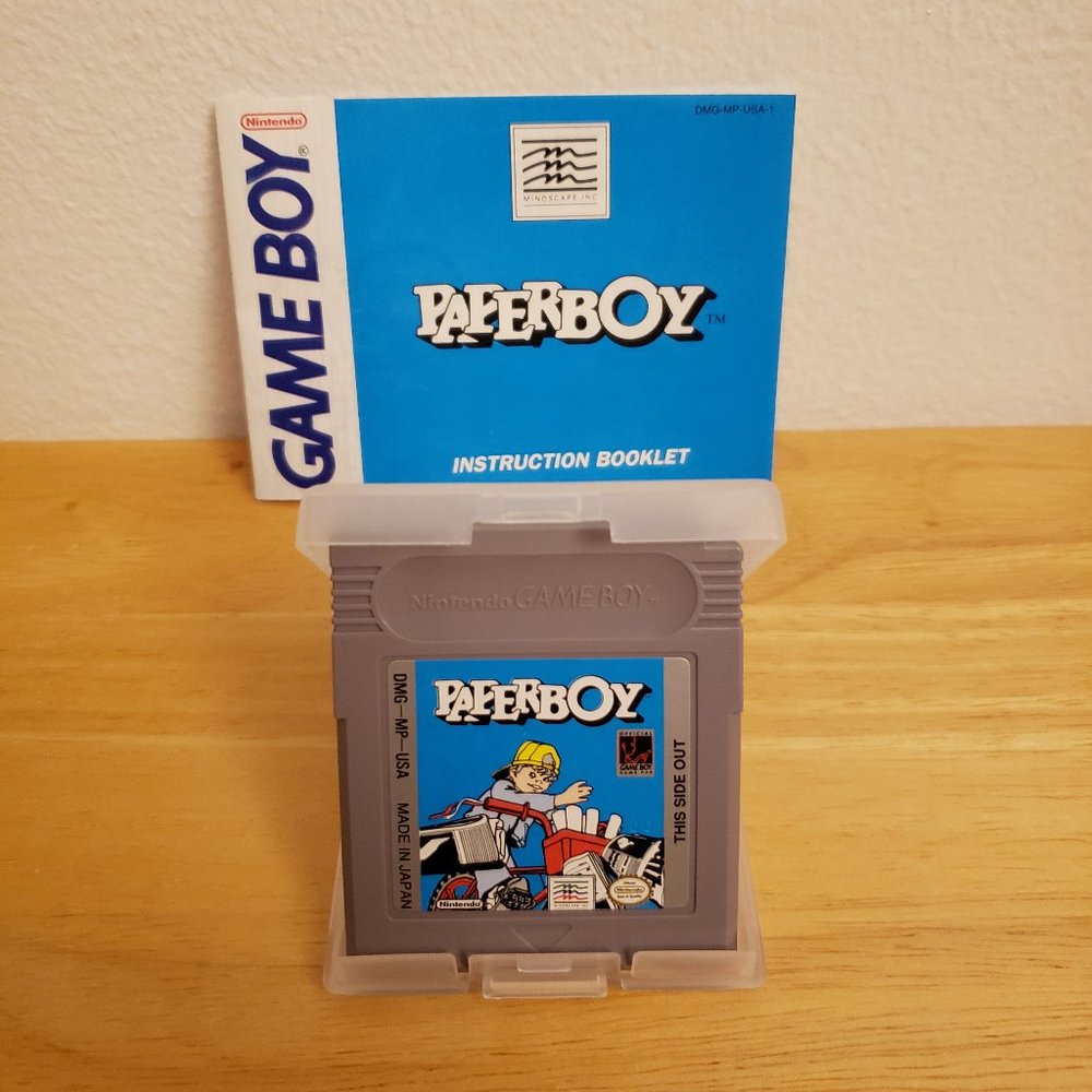 Vintage Nintendo Game Boy Paperboy
